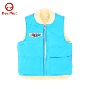 童装 恶魔 双面宽松马夹 KIDS AET DEVIL 男女同款 NUT潮牌