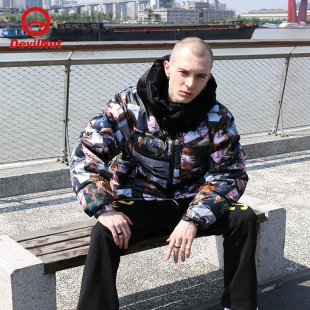 21秋冬无性别情侣保暖面包羽绒服 恶魔 ATO NUT潮牌 DEVIL