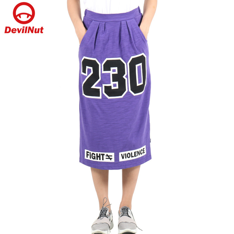 DEVIL NUT Chaopai Devil motion leisure time Ladies skirt longuette PARTY SFVin the Women's clothing/Boutique , Skirts  category - from Buy2taobao.com to provide professional Taobao agent buy service