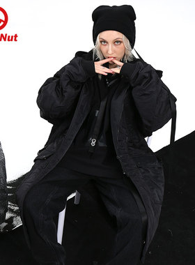 DEVIL NUT潮牌 恶魔 21秋冬男女情侣长款棉服 东京系列 ATO