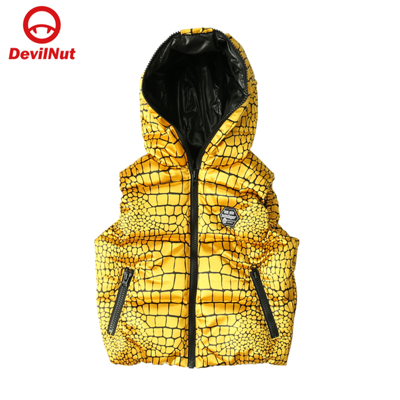 潮牌恶魔羽绒迷彩休闲时尚童装