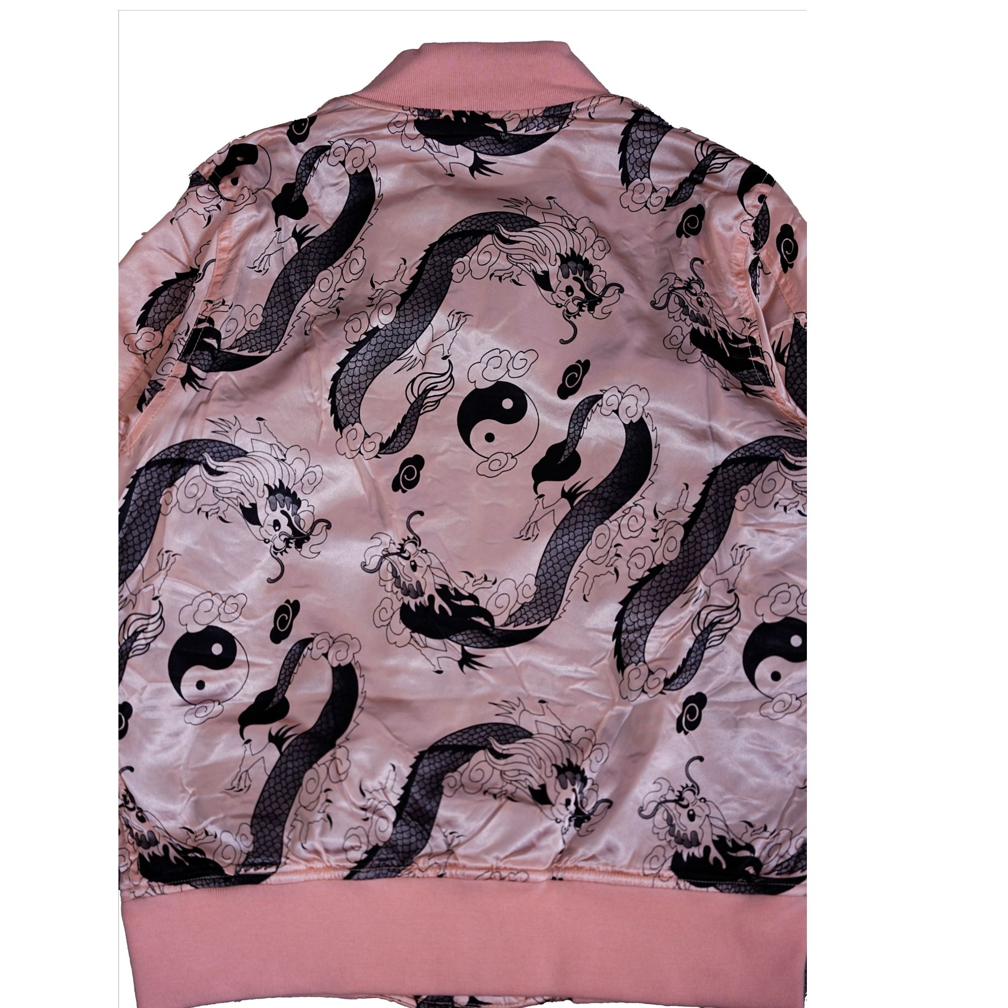 DEVIL NUT棒球领方领四季拉链门襟长袖常规夹克扎染拼接圆领棉服