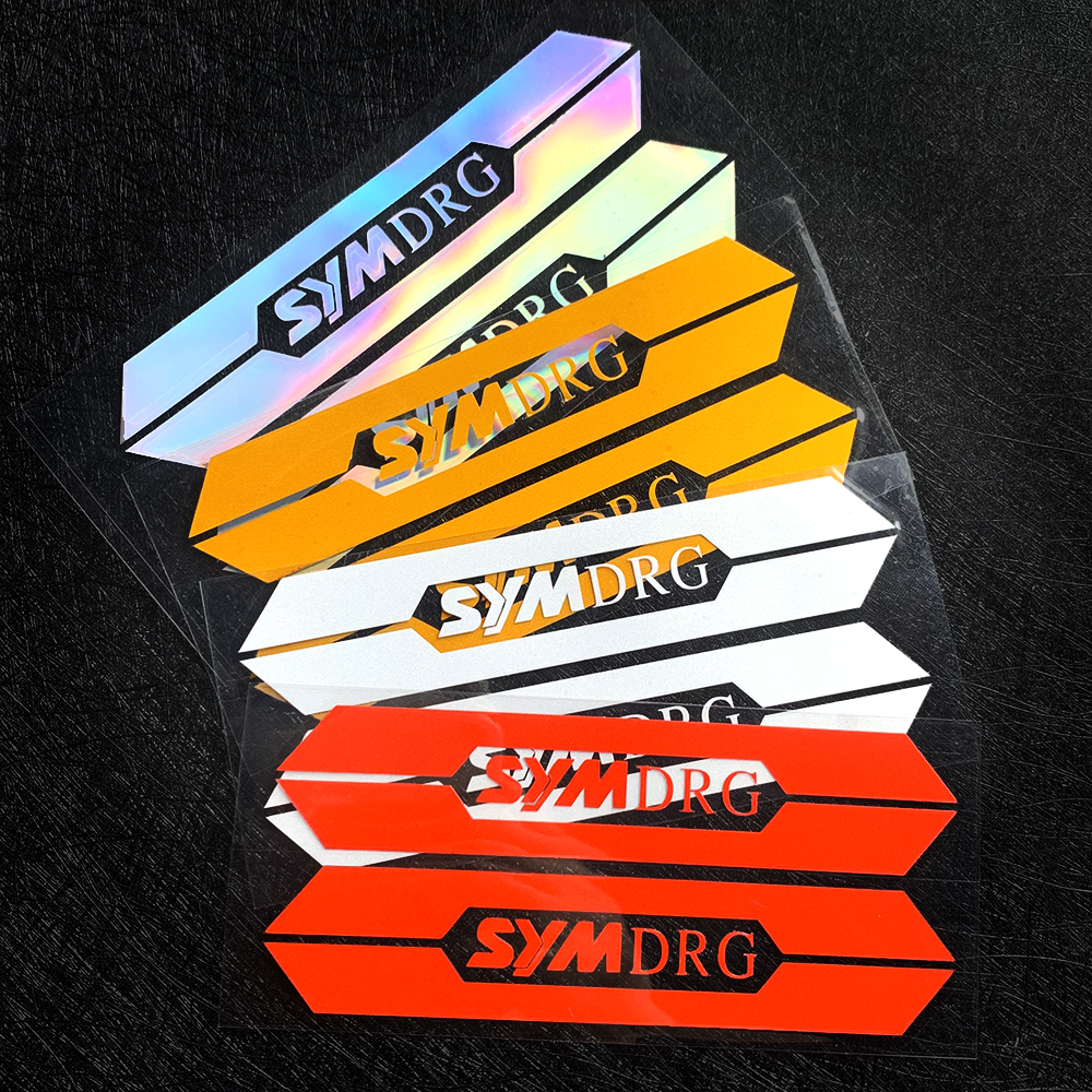 适用三阳反光贴纸防水摩托车贴