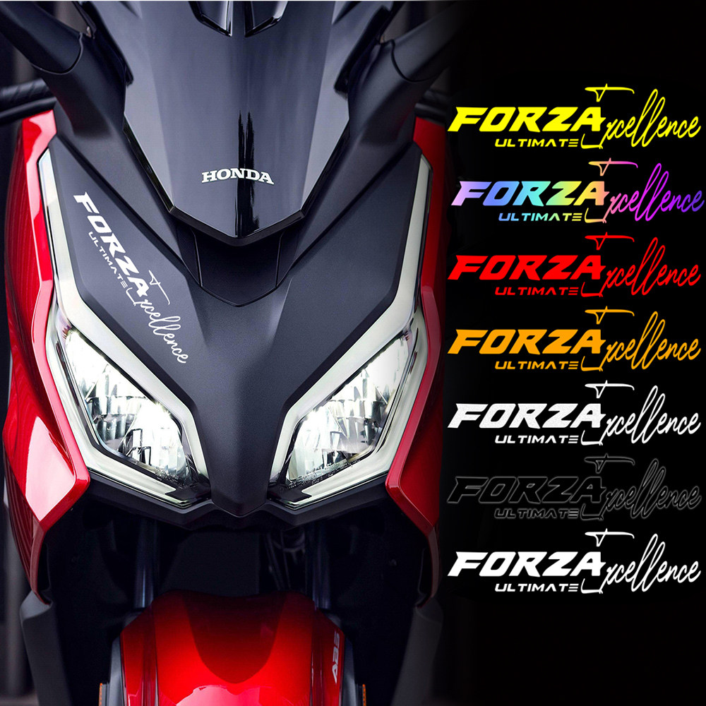 适用本田FORZA350 750 250 300贴纸车头拉花改装摩托车反光防水贴