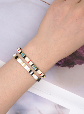 ins小众设计欧美网红tila珠个性时尚女闺蜜手链 手工轻奢叠戴手串