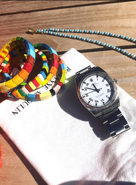 锌合金烤漆ins欧美风手链