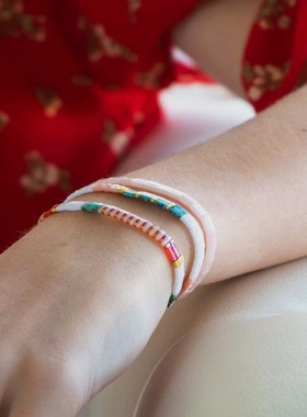 MLGMins风tila玻璃珠高质感手链