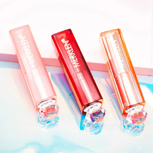MERKLEN麦尔卡伦淡彩丝滑润唇膏温变口红持久滋润不易脱色化妆品