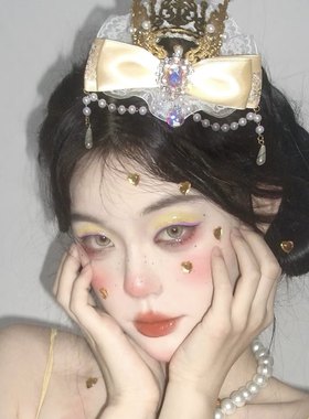lolita贝儿皇冠白雪公主发饰头饰