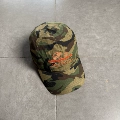 Camouflage Orange Embroidery
