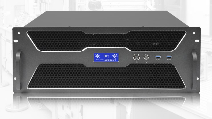 鼎翔工控显示屏4U工控机箱