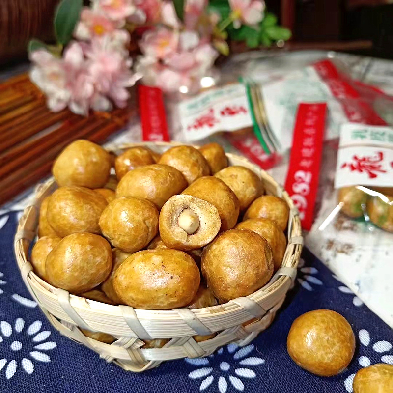 佳木斯建联皮豆五香花生米老式乳皮花生80零食童年记忆满2份包邮