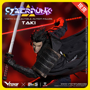 【现货】棒模玩 VTOYS x BMS 赛博朋克 武士泷 可动人偶手办摆件