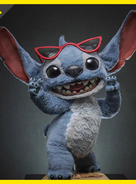 【预售】棒模玩 HOTTOYS 星际宝贝 史迪奇  史迪仔 毛绒手办摆件