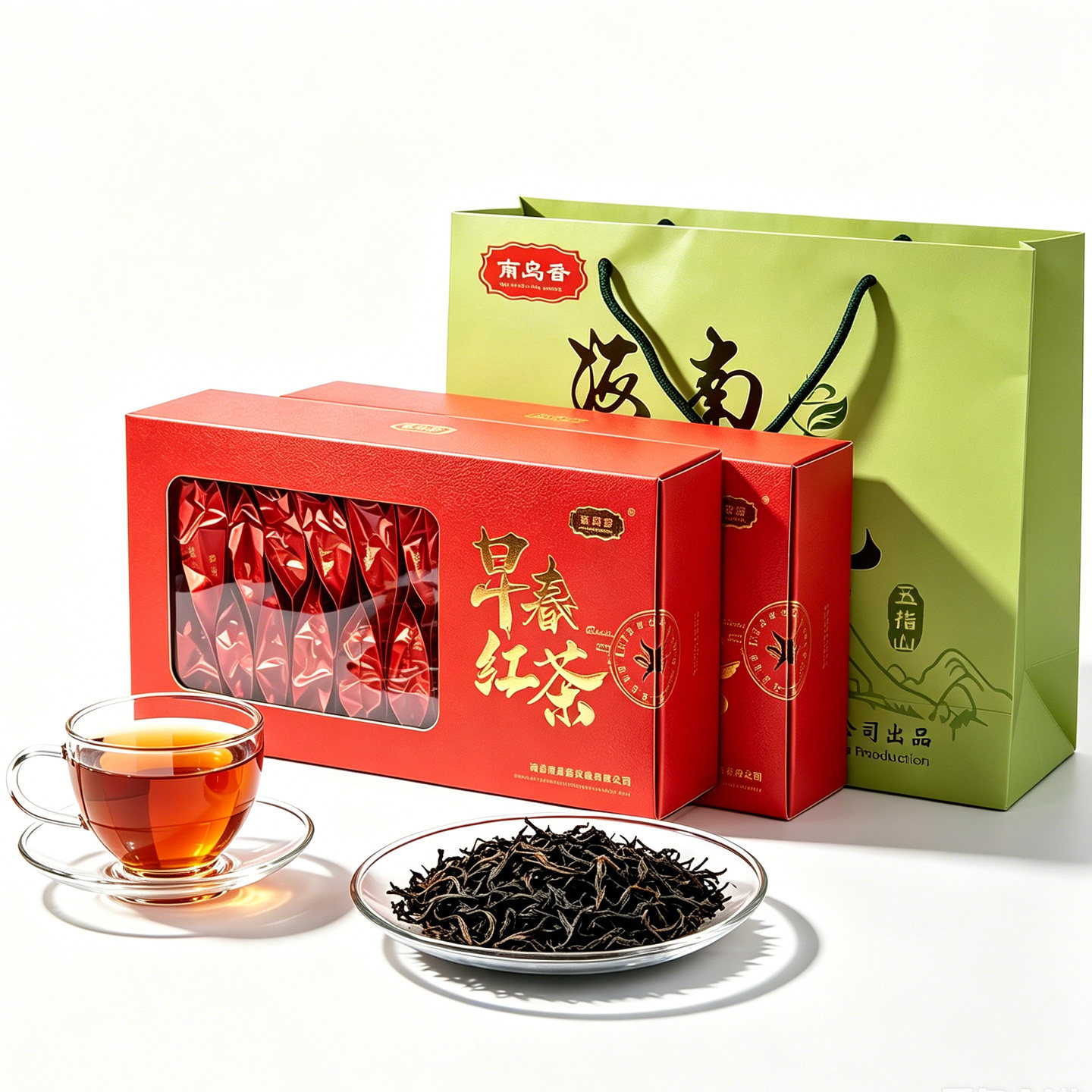 南岛香早春红茶绿茶125g