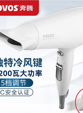 奔腾吹风机PH9059发廊家用电吹风机2200W护发大功率冷热风筒