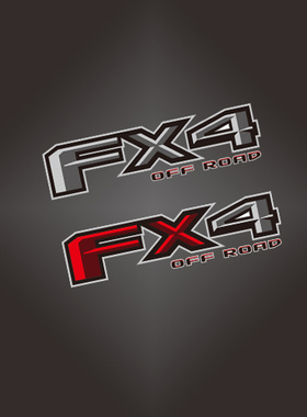 贴纸定做适用福特皮卡F-150 FX4越野车猛禽车身图案定制车贴5836