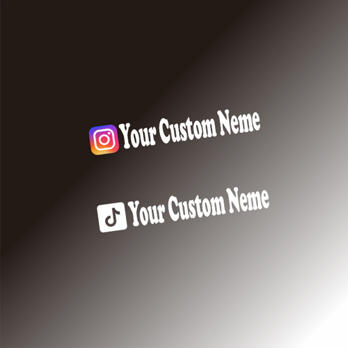 汉魂贴纸适用名字抖音名字英文汉字邮箱定制贴纸防水强粘5844