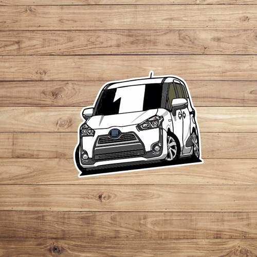 定制贴纸适用于丰田Sienta 170卡通汽车贴纸定制车型贴纸 7193