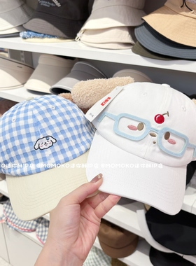 名创优品miniso少女可爱萌趣动物造型棒球帽子防晒造型鸭舌帽女生