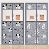 四季 棉空调门帘挡风卧室房间家用厨房遮挡防走冷风磁吸防冷气透明