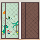 侧开冬季 棉门帘家用空调磁吸隔断帘隔音挡风加厚防寒保暖防风冬天