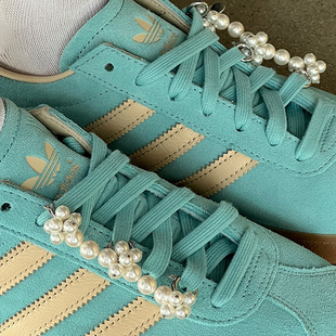 韩版ins珍珠串花鞋扣2024年新款简约diy运动鞋子装饰鞋带配饰百搭