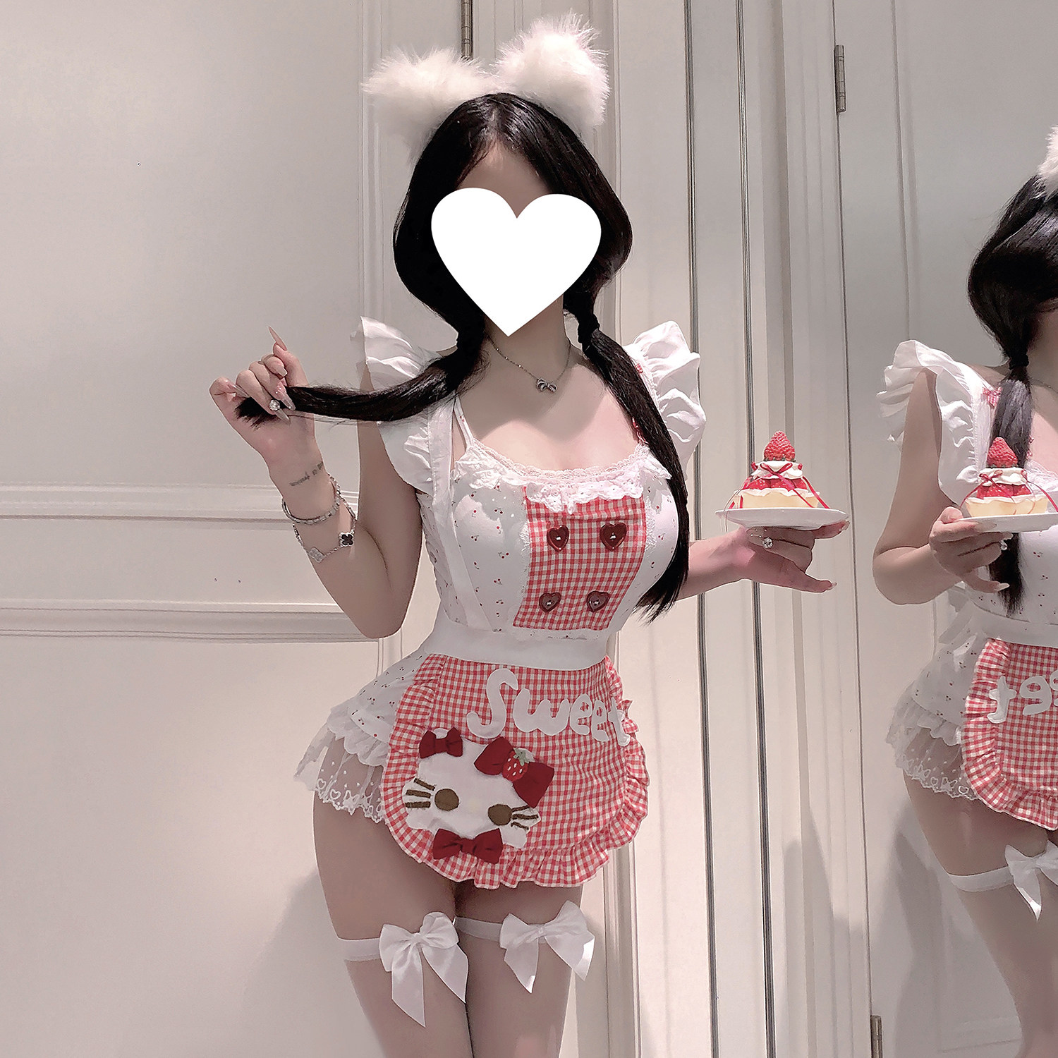 樱桃小蛋糕*氛围感少女厨娘制服