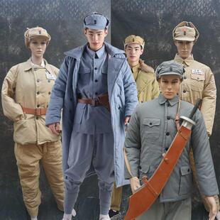 红军棉大衣抗美援朝50式冬装解放志愿军棉袄新四军衣服八路军棉服