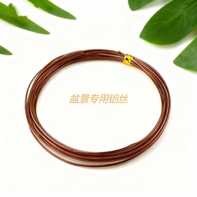 盆景造型专用铝丝铝线盘扎铝丝线蟠扎园艺铝条花卉罗汉松定型吕丝