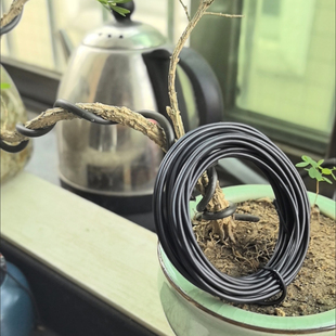 金枝玉叶盆景工具盆景造型软铝线黑色专用铝线铝丝园艺盆景盘扎线