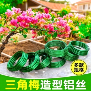 盆景造型铝丝专用盆景铝线盘扎铝丝线蟠扎园艺铝丝花卉定型铝丝