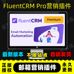 FluentCRM Pro邮件营销插件WordPress高效会员客户管理 官方原版