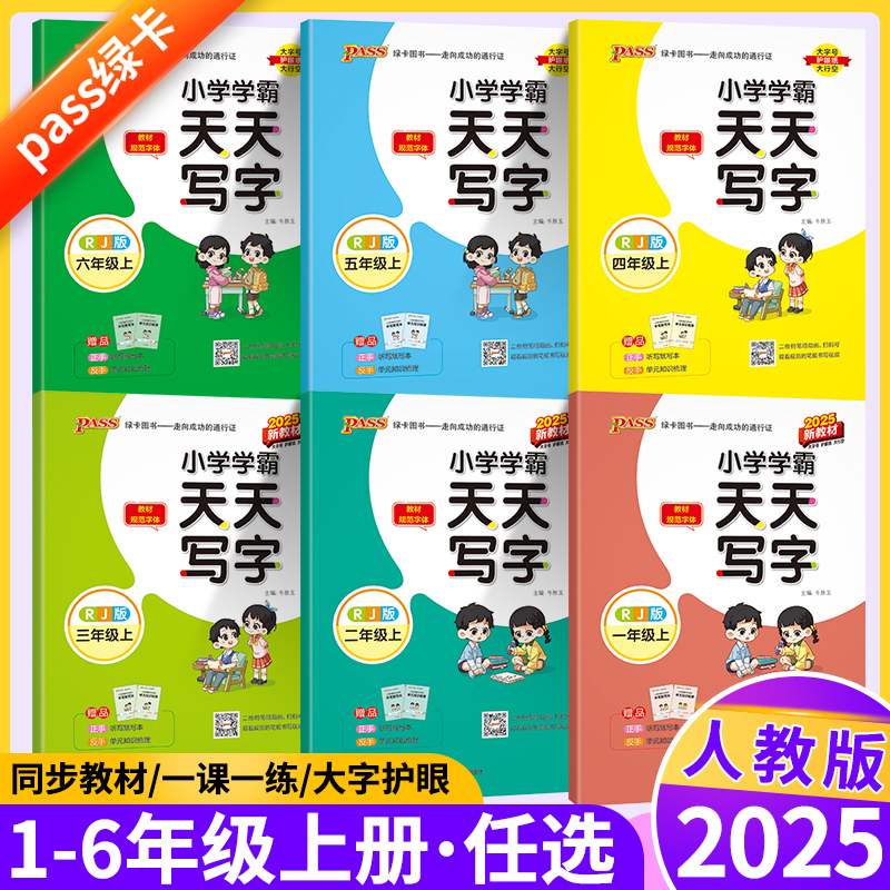 2025秋季新版小学学霸天天写字
