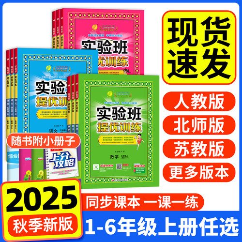 实验班提优训练2025【版本齐全】