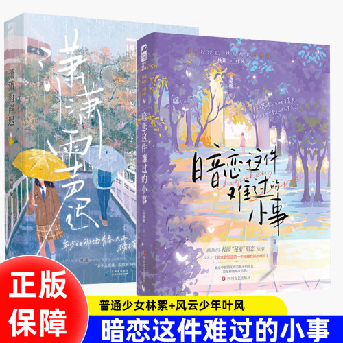 潇潇雨声迟 暗恋这件难过的小事双向暗恋be美学青春小说青春校园暗恋甜虐言情小说 阮南希孟昕等主角青涩温柔小心翼翼少年暗恋心事