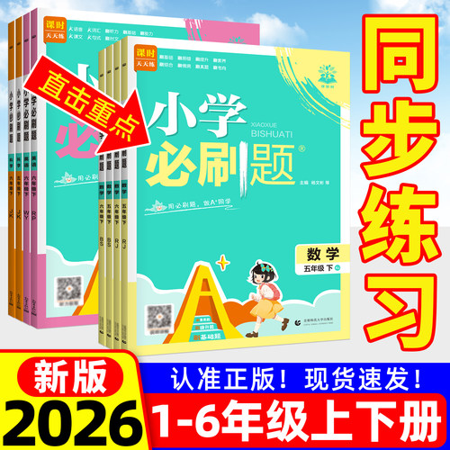 2026小学必刷题同步练习册