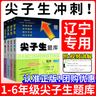 辽宁专用！尖子生题库二三年级四五年级六一年级上下册数学语文人教北师大西师版一课一练课堂同步练习册题课时作业本思维训练天天