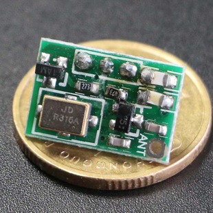 无线发射模块遥控安防警报展厅灯 315M433M超级迷你小模块 T01