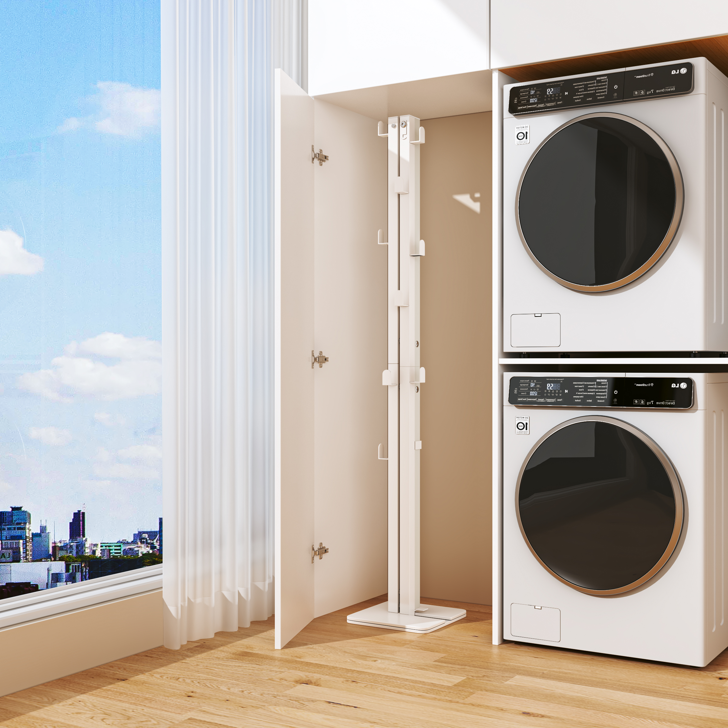 多功能折叠晾衣架落地家用阳台晾衣杆晒衣架室内挂衣架简易衣帽架