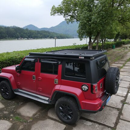 北京BJ40CBJ40PLUS车顶架BJ40L行李框专用改装行李架车顶筐旅行架