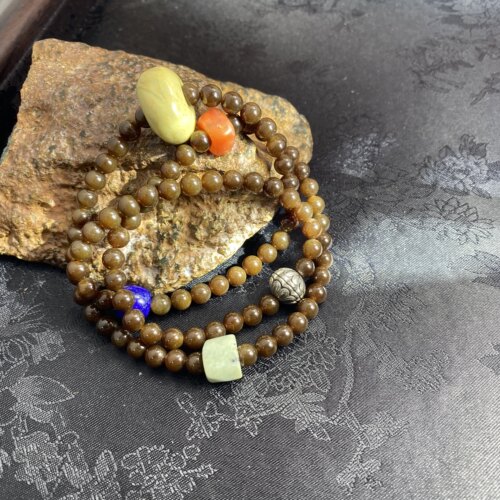 和田玉糖链多宝多圈手缠精品
