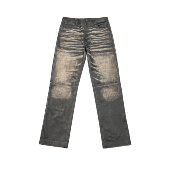 ATM 手工打磨破坏 25FW ARTIST 进口小牛皮 猫须 摇滚机车皮裤