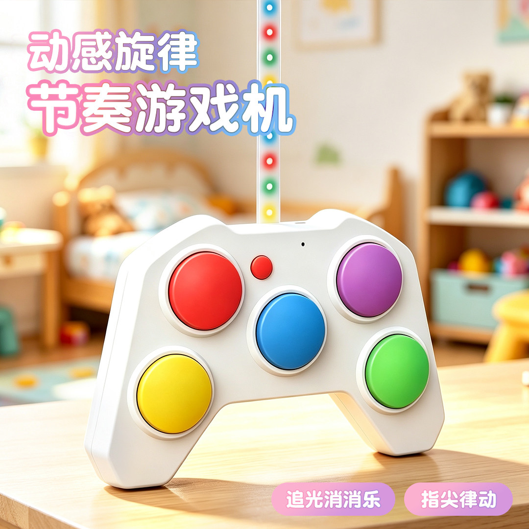 追光消消乐音乐节奏游戏机大脑训练按按乐益智玩具6-10岁以上亲子