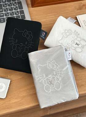 韩版可爱猫咪护照包护照夹登机牌身份证一体卡包简约多功能证件包