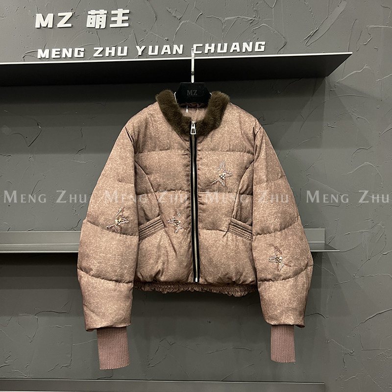 高端欧货冬季新款高级感巨好看的小众90白鸭绒面包服外套羽绒服女,女装/女士精品,羽绒服,淘宝优惠券,粉丝福利购,淘宝优惠卷