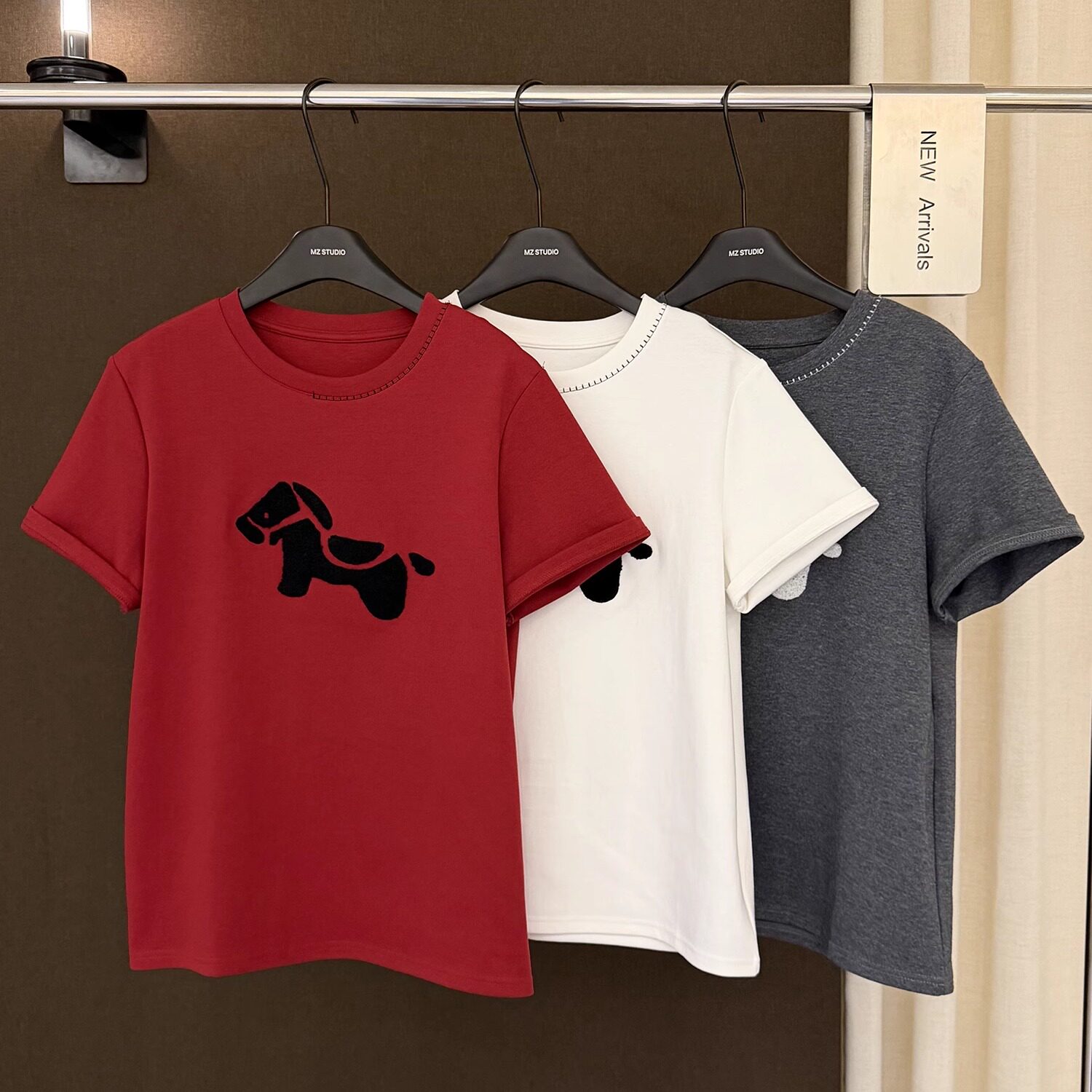 高端欧货新款明线设计圆领毛巾刺绣卡通内搭打底短袖T恤女冬上衣,女装/女士精品,T恤,淘宝优惠券,粉丝福利购,淘宝优惠卷