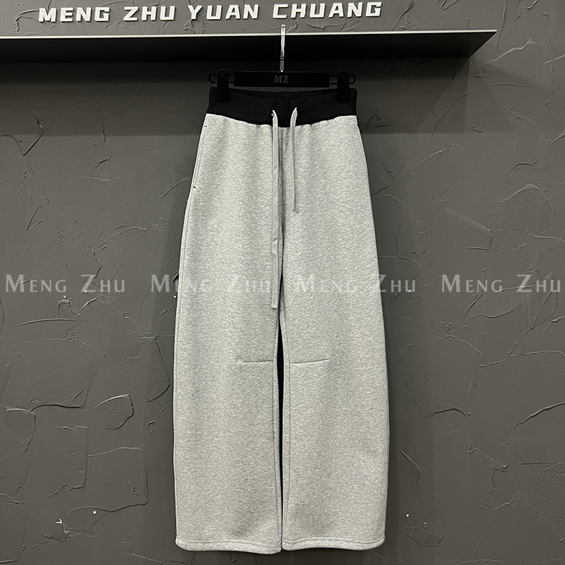 高端欧货冬季新款高级感巨好看的裤子休闲阔腿直筒裤女加绒卫裤,女装/女士精品,休闲裤,淘宝优惠券,粉丝福利购,淘宝优惠卷