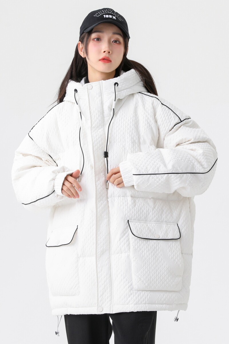 情侣大码90%标羽绒服女连帽2024冬季美式休闲潮流宽松YR71P298,女装羽绒服,电商A222A