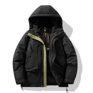 90%标羽绒服男冲锋衣日系2024冬新潮宽松连帽情侣大码YR28P298图片